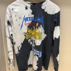Metallica Tie Die Long Sleeve Shirt